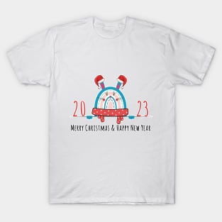 Merry Christmas & Happy New Year Bunny T-Shirt